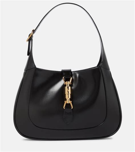 gucci jackie small size|GUCCI Calfskin Geometric Small Jackie 1961 Hobo Black .